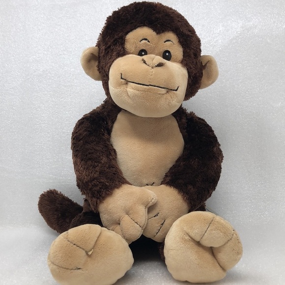 Build A Bear Smiley Monkey Stuffed Animal Toy - Picture 1 of 11